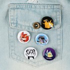 Значок металлический, закатной «Треш персонажи», 25 мм, МИКС - Фото 2