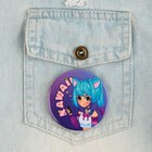 Значок закатной «Аниме Каваи», d=5.6 см - Фото 3