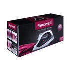 Утюг Maxwell MW-3023, 2400 Вт, керамическая подошва, 280 мл, шнур 1.8 м 9315189 - фото 56100