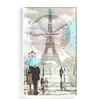 Часы-картина настенные, интерьерные "Париж", плавный ход, 57 х 35 х 4 см - Фото 1