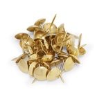 Гвозди ТУНДРА, декоративные, обивочные, 10×18.5 мм, золото, 100 шт. - Фото 6