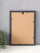 Фоторамка для фото 21×29.7 см (A4) «МИРАМ», пластик, чёрный, (пластиковый экран) - фото 48717513