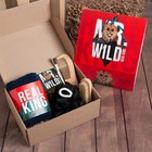 Набор подарочный Этель Wild man, полотенце 30×60 см и аксессуары - Фото 1