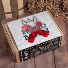 Набор подарочный «Этель» Hard man, полотенце 30×60 см, мочалка, расчёска - Фото 6