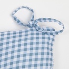 Подушка на стул Этель "Клеточка" 40х40 см, цв. синий, 100% полиэстер 7810960