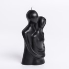 Свеча фигурная в подарочной коробке "Влюбленные", 12 см, черная - Фото 3