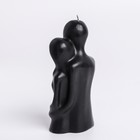 Свеча фигурная в подарочной коробке "Влюбленные", 12 см, черная - Фото 5