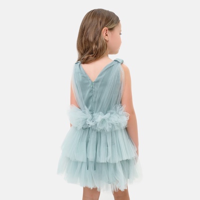 Платье нарядное для девочки KAFTAN, цвет мятный, размер30 (98-104 см)