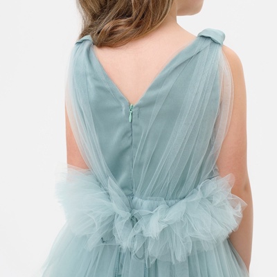 Платье нарядное для девочки KAFTAN, цвет мятный, размер30 (98-104 см)