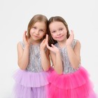 Платье для девочки с пайетками KAFTAN, размер 28 (86-92), цвет ярко-розовый - Фото 8