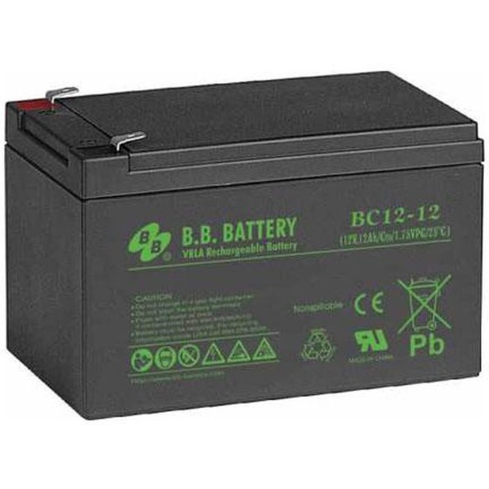 Батарея для ИБП BB BC 12-12, 12 В, 12 Ач - Фото 1