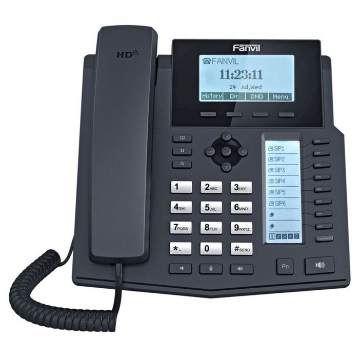 Телефон IP Fanvil X5U, чёрный - Фото 1