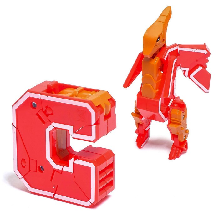 Набор роботов «Дино-буквы», 7 штук, трансформируются в динозавров 57955