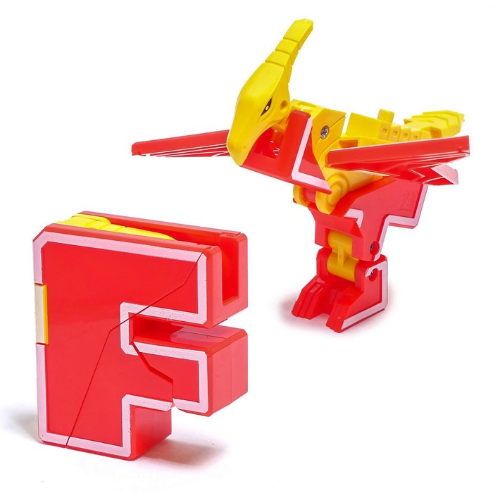 Набор роботов «Дино-буквы», 7 штук, трансформируются в динозавров 57955