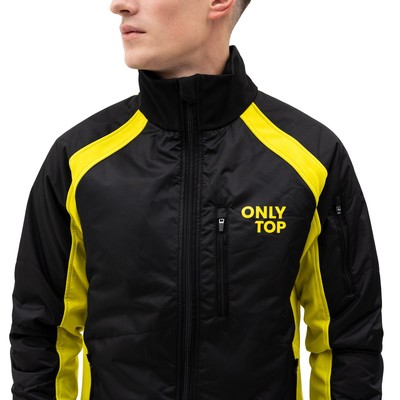 Куртка утеплённая ONLYTOP, black/yellow, р. 44