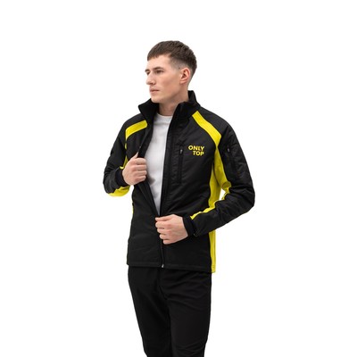 Куртка утеплённая ONLYTOP, black/yellow, р. 44