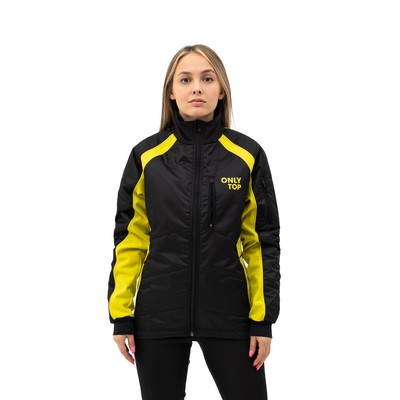 Куртка утеплённая ONLYTOP, black/yellow, р. 44