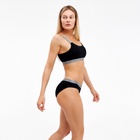 Комплект женский (топ, трусы), цвет чёрный МИКС, размер 42-44 9156213