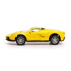 Машина металлическая «Спорт», инерционная, масштаб 1:43, цвет жёлтый - фото 3221310
