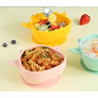 Тарелка детская на присоске, силиконовая, цвет розовый, р-р: 12×15×5.5 см - Фото 10