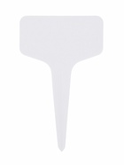 Таблички садовые, для маркировки растений, 13 см, набор 10 шт., маркер, пластик, белые, Greengo - Фото 1