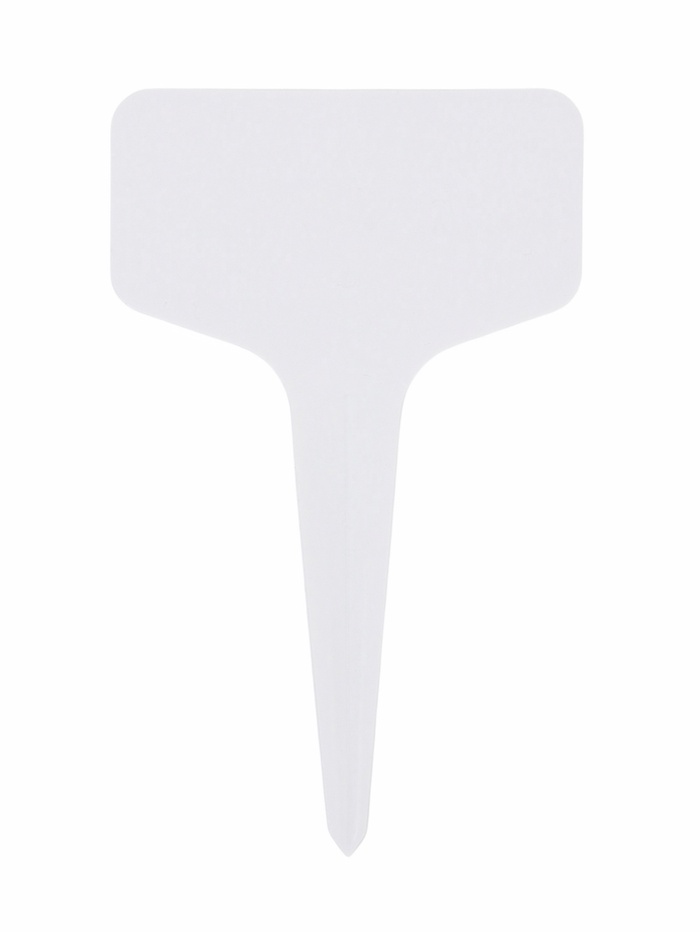 Таблички садовые, для маркировки растений, 13 см, набор 10 шт., маркер, пластик, белые, Greengo - Фото 1