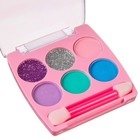 Набор косметики, блеск 8 мл, тени 6 цветов, аромат клубники "Блум", WINX - фото 24447045