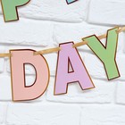Гирлянда на ленте «HAPPY BIRTHDAY», длина 250 см - фото 21871877