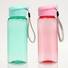 Бутылка для воды, 550 мл, 'Лагуна', 4.7 х 22.5 х 7 см, микс