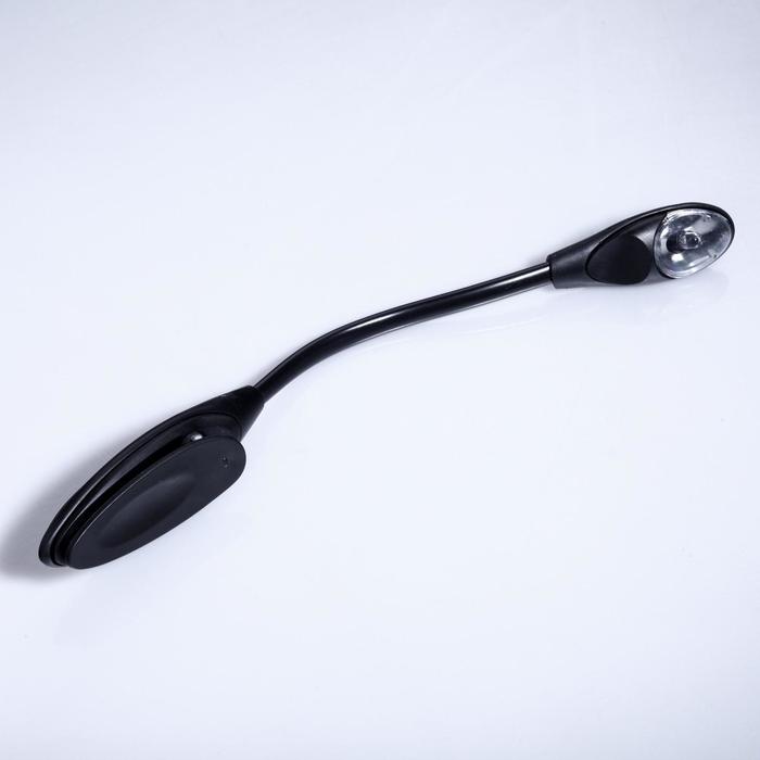 Фонарик для чтения книг на прищепке, 25 х 3 см, AG13 2 шт - Фото 1