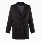 Пиджак женский MINAKU: Classic цвет чёрный, размер 44 - Фото 6