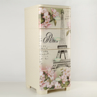 Комод 4-х секционный "Париж", рисунок МИКС - Фото 1