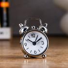 Часы - будильник настольные "Классика", дискретный ход, циферблат d-4 см, 6.5 х 4.5 см, LR44 - Фото 1