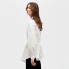 Рубашка женская удлиненная MINAKU: Casual Collection, размер 48, белый - Фото 2