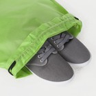 Мешок для обуви на шнурке, цвет зелёный - Фото 4
