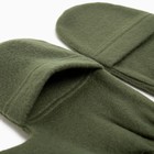 Варежки мужские с откидным верхом флис , цвет хаки - фото 25394518