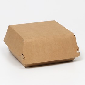 Упаковка для бургеров, 14 х 14 х 8 см