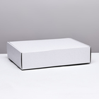 Коробка самосборная, белая, 38 х 28 х 9 см, - фото 319123960