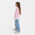 Джемпер для девочки KAFTAN, цвет белый/розовый, размер 32 (110-116 см) - Фото 2