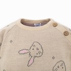 Комбинезон вязаный Крошка Я «Зайчики», рост 86-92 см - фото 43007817