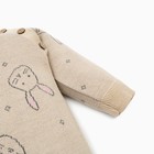 Комбинезон вязаный Крошка Я «Зайчики», рост 86-92 см - фото 43007819