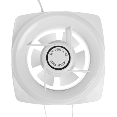 Вентилятор осевой, с жалюзи, шнурковый выключатель, провод, d=110 мм, 220 В, 20Вт
