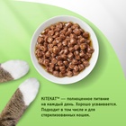 ШБ Влажный корм KiteKat для кошек, говядина в соусе, пауч 28х85 г 9176052 - фото 16350394