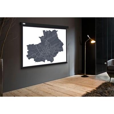 Экран Cactus CS-PSW-152×203-BK, настенно-потолочный рулонный, 152×203 см, 4:3, чёрный