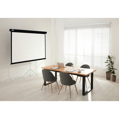 Экран Cactus CS-PSW-152×203-BK, настенно-потолочный рулонный, 152×203 см, 4:3, чёрный