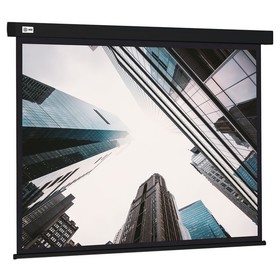 Экран Cactus 124.5x221см CS-PSW-124X221-BK, 16:9, настенно-потолочный, рулонный, черный
