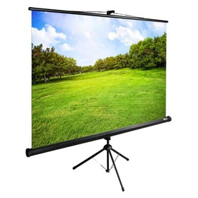 Экран Cactus 150x200см CS-PSTE-200x150-BK, 4:3, напольный, рулонный, черный