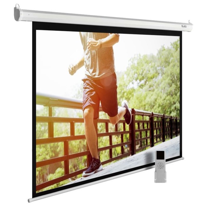 Экран Cactus 175x280см CS-PSME-280x175-WT, 16:10, настенно-потолочный, рулонный, белый