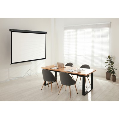 Экран Cactus CS-PSW-168×299-SG 168×299 см, 16:9, настенно-потолочный, рулонный, серый