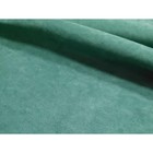 Угловой диван «Дубай лайт», еврокнижка, угол левый, велюр зелёный / экокожа коричневый - Фото 10